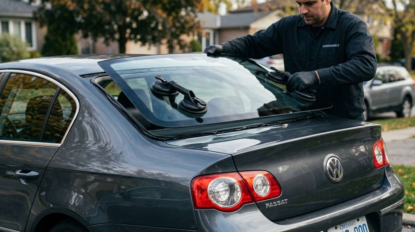 Back Glass Replacement for Volkswagen Passat 2006-2011 by Alexwindshield