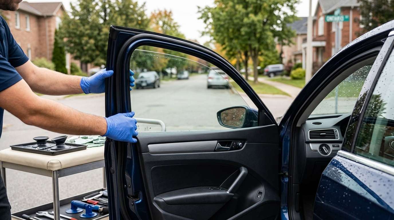 Door Glass Replacement for Volkswagen Passat 2012-2022 by Alexwindshield
