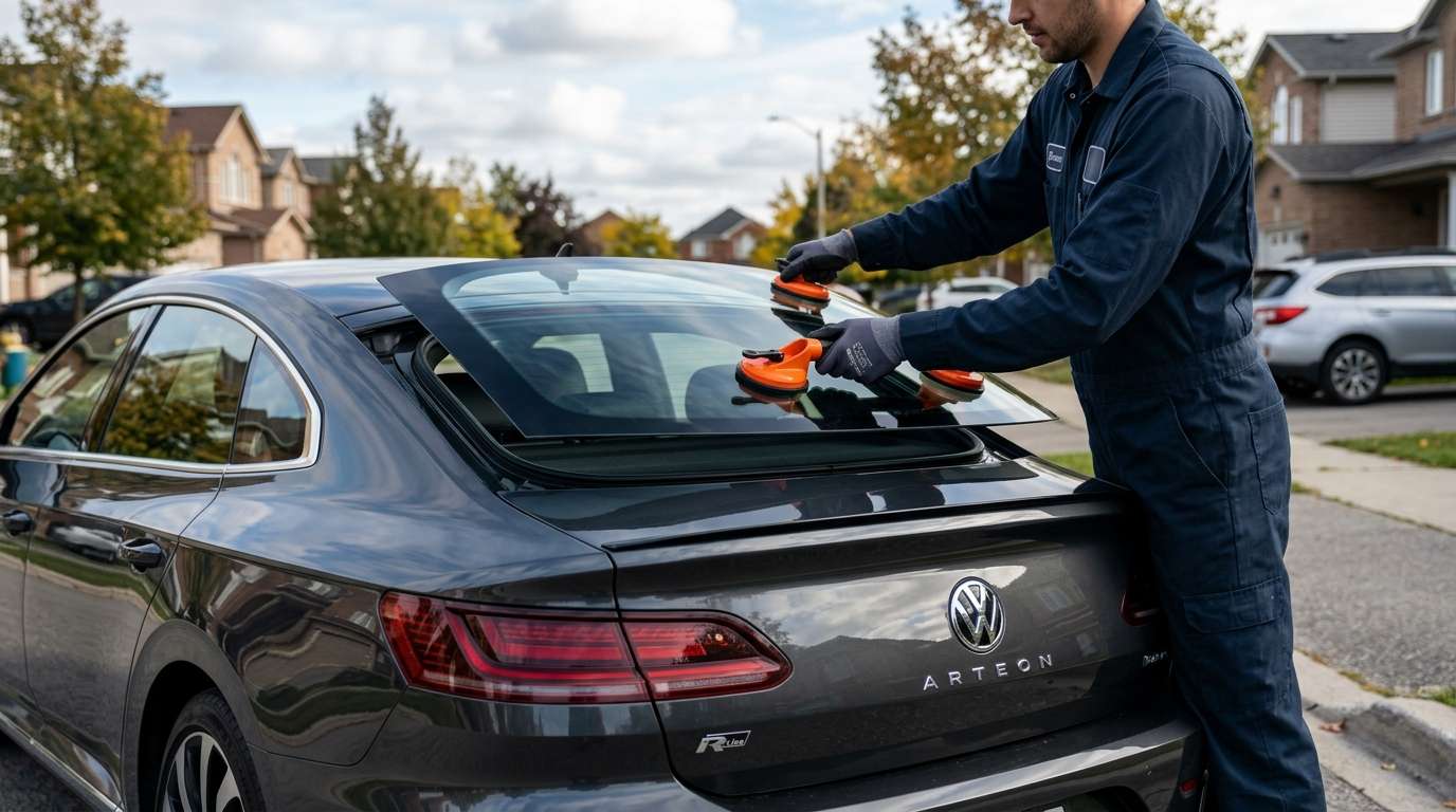 Back Glass Replacement for Volkswagen Arteon 2019-2024 by Alexwindshield