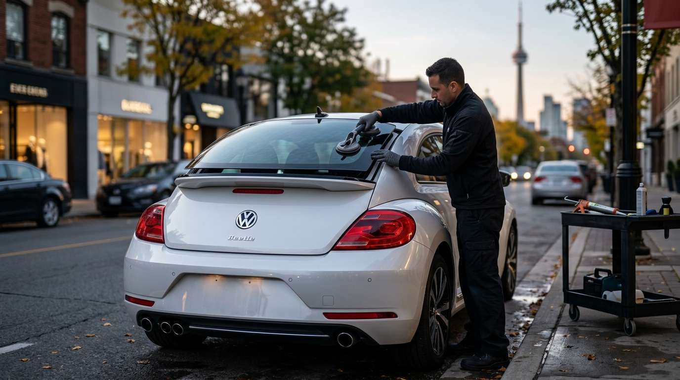 Back Glass Replacement for Volkswagen Beetle 2012-2019 by Alexwindshield