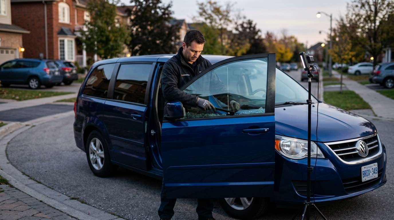 Door Glass Replacement for Volkswagen Routan (Minivan) 2009-2014 by Alexwindshield