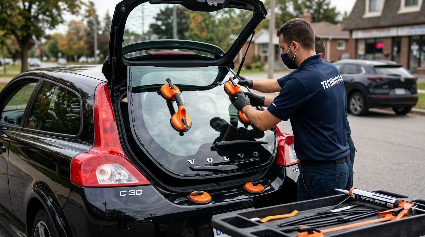 Back Glass Replacement for Volvo C30 2007-2013 by Alexwindshield