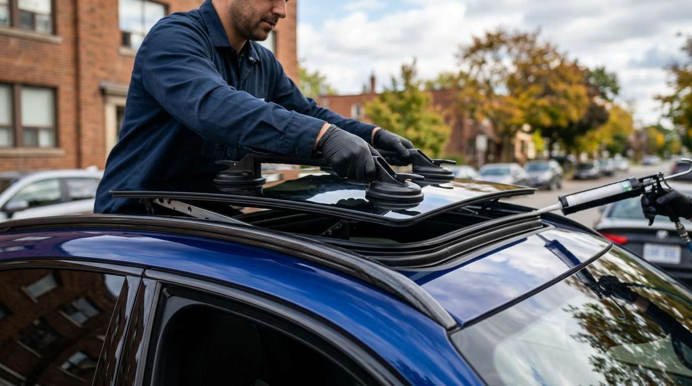 Sunroof Replacement for Alfa Romeo Stelvio 2017-2027 by Alexwindshield