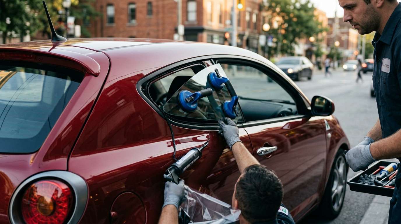 Vent Glass Replacement for Alfa Romeo MiTo 2008-2018 by Alexwindshield
