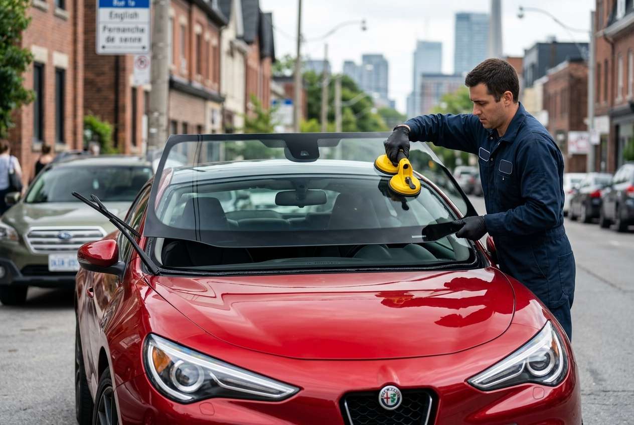 Windshield Replacement for Alfa Romeo Brera / Spider 2005-2010 (939) by Alexwindshield