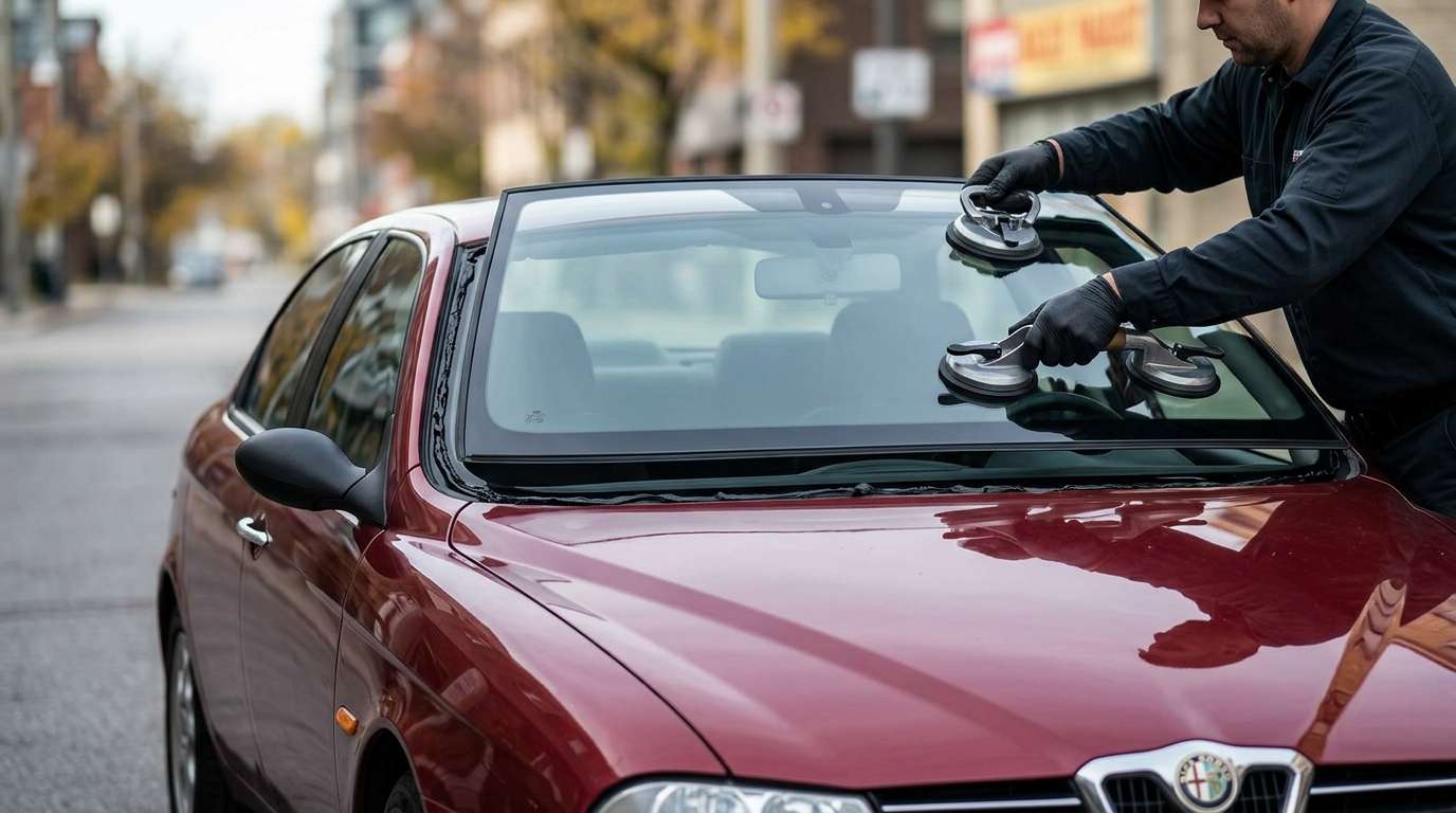 Windshield Replacement for Alfa Romeo 156 1997-2007 by Alexwindshield