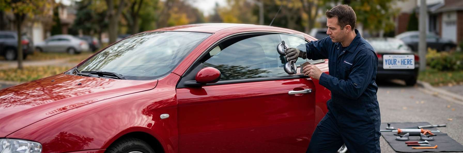 Door Glass Replacement for Alfa Romeo GT 2003-2010 by Alexwindshield
