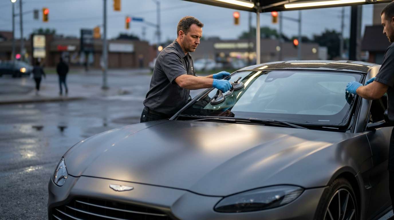 Windshield Replacement for Aston Martin Vantage 2025-2027 (New Gen) by Alexwindshield