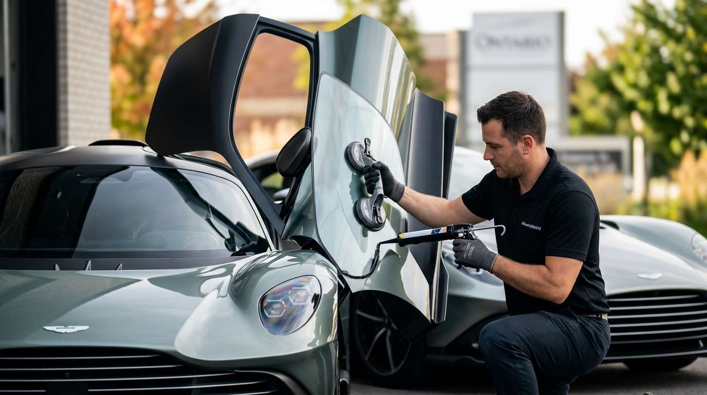 Door Glass Replacement for Aston Martin Valhalla 2024-2027 by Alexwindshield