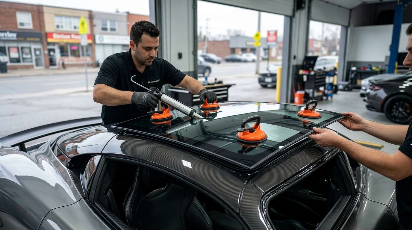 Sunroof Replacement for Aston Martin Valhalla 2024-2027 by Alexwindshield