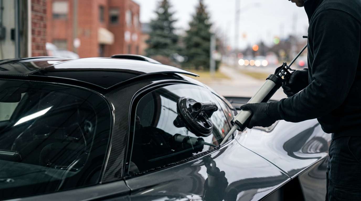 Sunroof Replacement for Aston Martin Valkyrie / Spider 2021-2027 by Alexwindshield