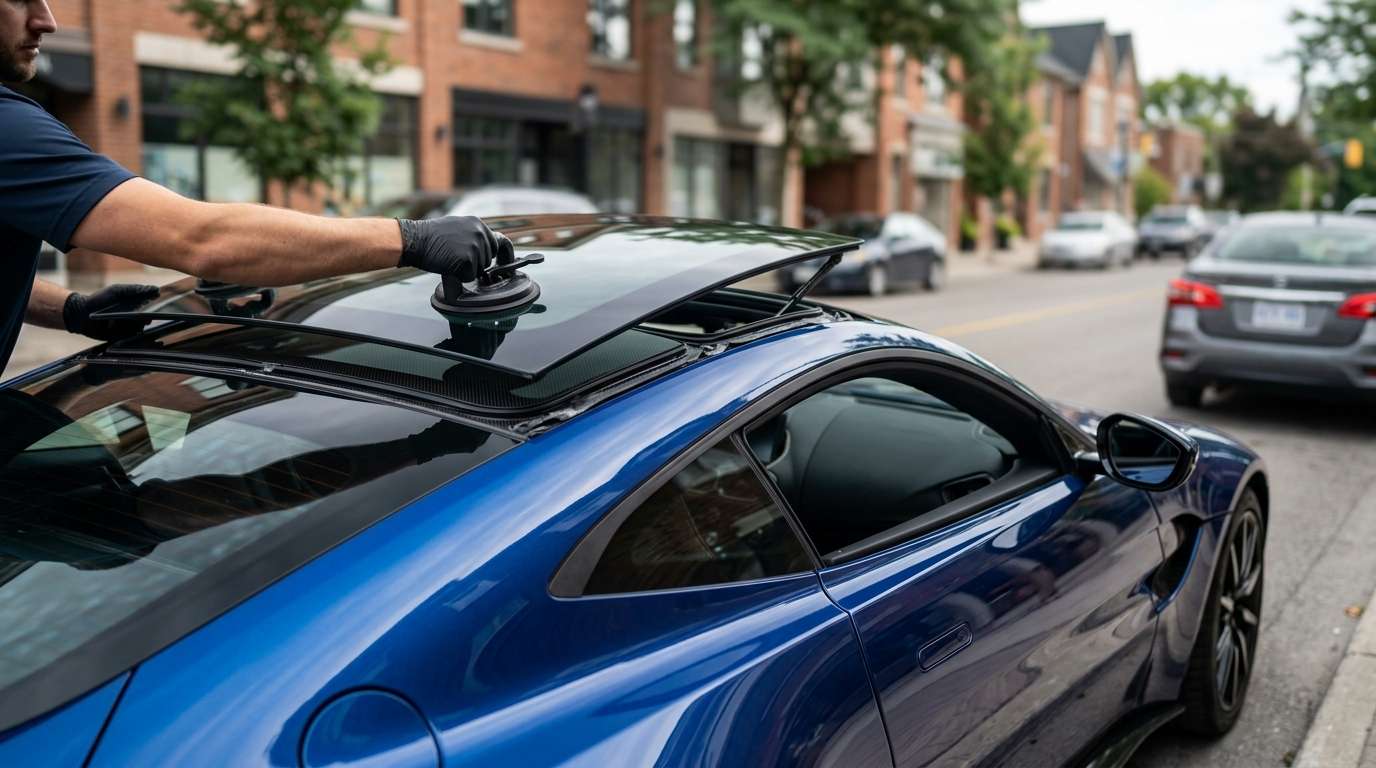 Sunroof Replacement for Aston Martin Vantage 2018-2024 by Alexwindshield