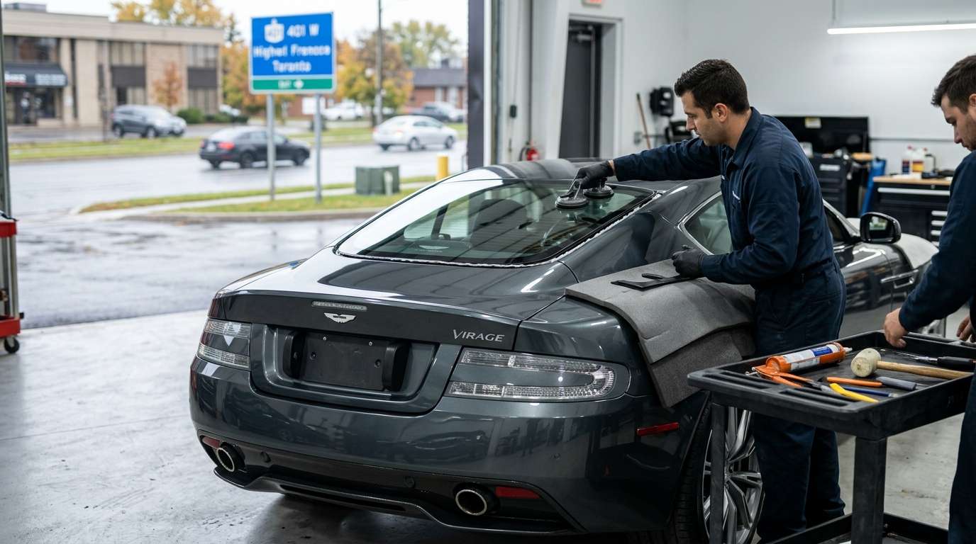 Back Glass Replacement for Aston Martin Virage 2011-2012 by Alexwindshield