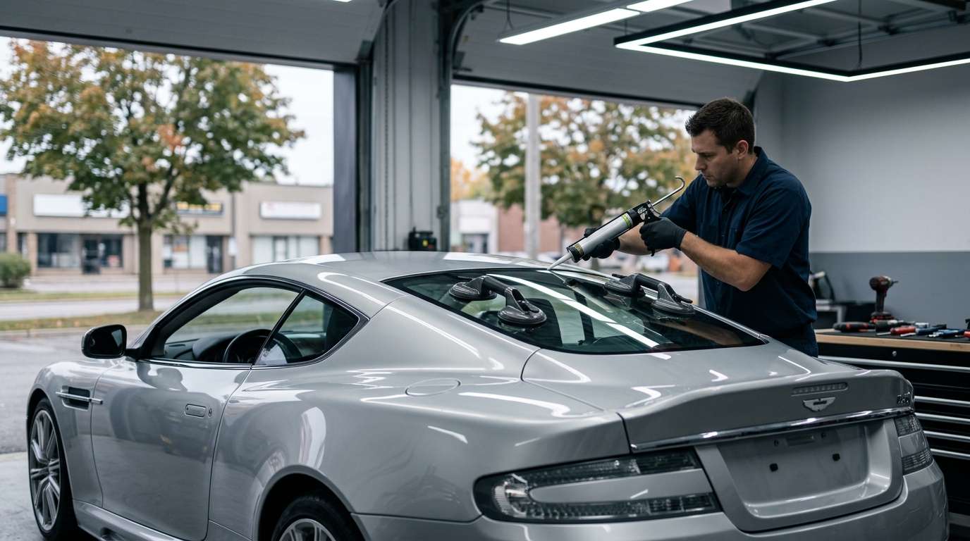 Back Glass Replacement for Aston Martin DBS 2007-2012 by Alexwindshield
