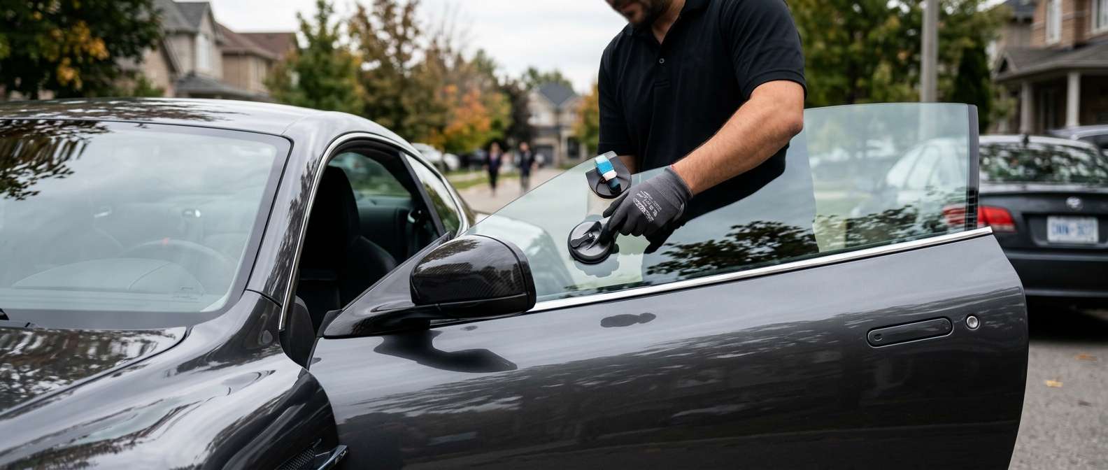 Vent Glass Replacement for Aston Martin DBS 2007-2012 by Alexwindshield