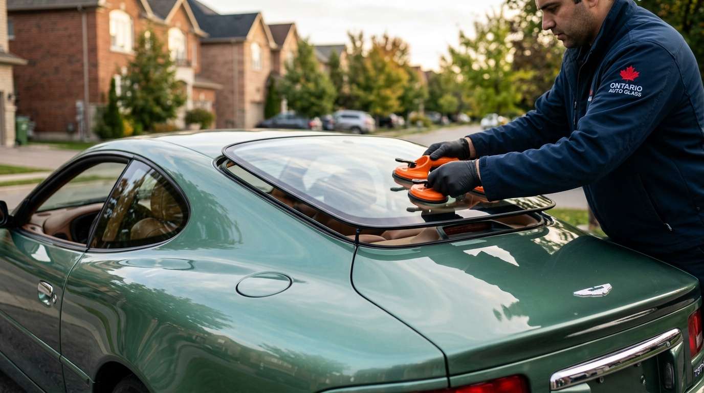Back Glass Replacement for Aston Martin DB7 / Vantage 1994-2004 by Alexwindshield
