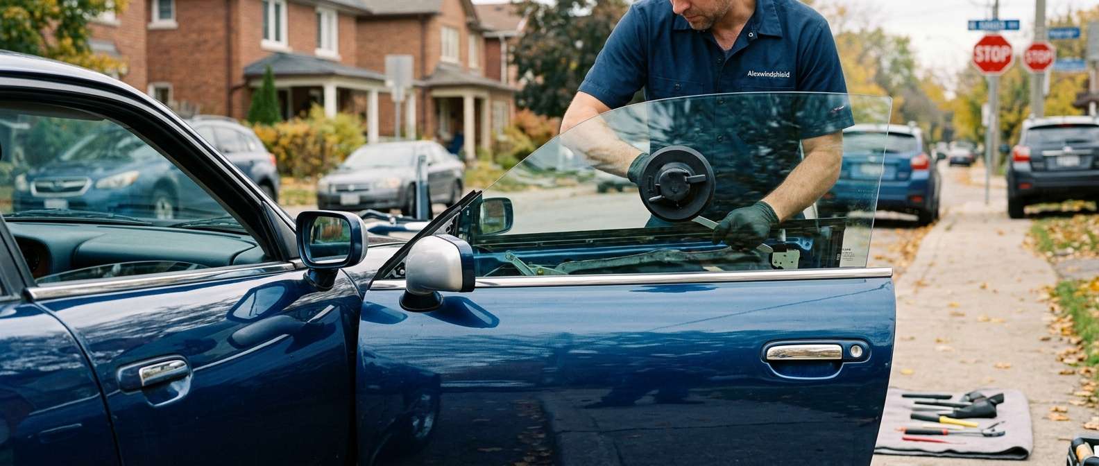 Door Glass Replacement for Aston Martin Virage 1989-1996 by Alexwindshield