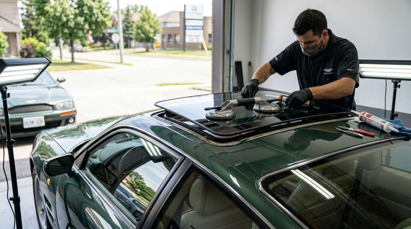 Sunroof Replacement for Aston Martin Virage 1989-1996 by Alexwindshield