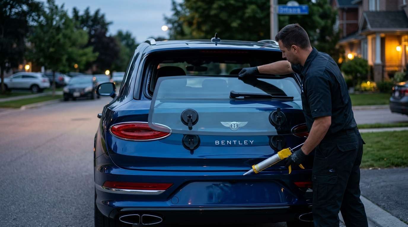 Back Glass Replacement for Bentley Bentayga EWB (Extended Wheelbase) 2023-2027 by Alexwindshield