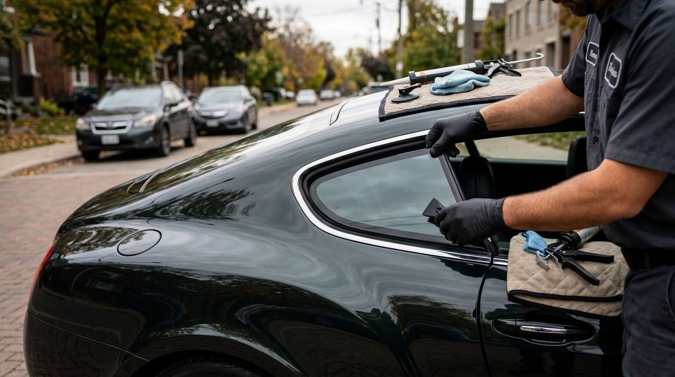 Vent Glass Replacement for Bentley Continental GT 2003-2010 by Alexwindshield