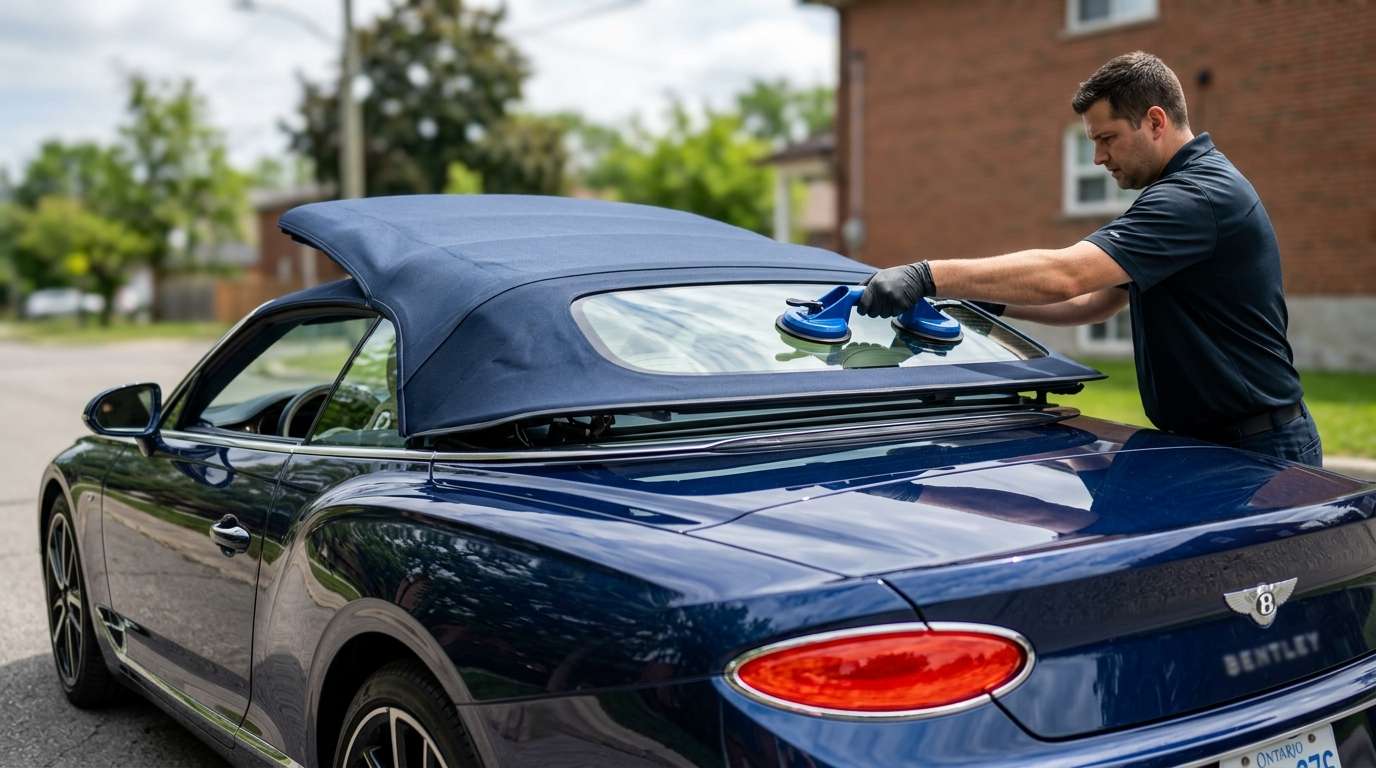 Back Glass Replacement for Bentley Continental GTC (Convertible) 2019-2024 by Alexwindshield