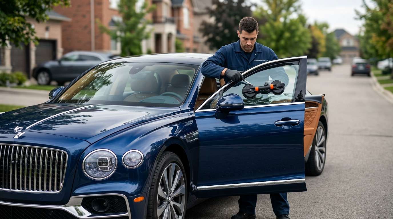 Door Glass Replacement for Bentley Flying Spur 2020-2024 by Alexwindshield