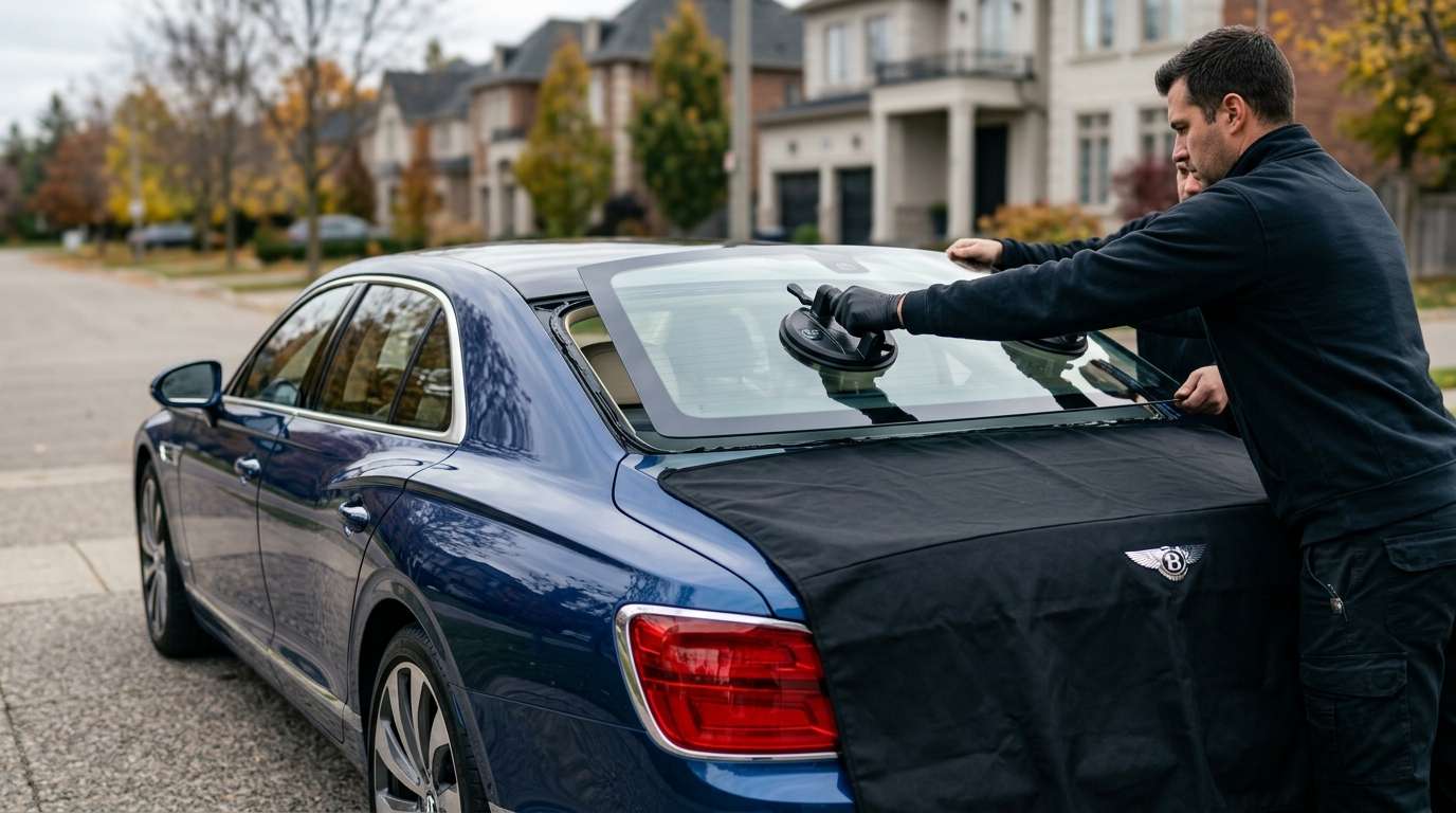 Back Glass Replacement for Bentley Flying Spur 2025-2027 (New Gen) by Alexwindshield