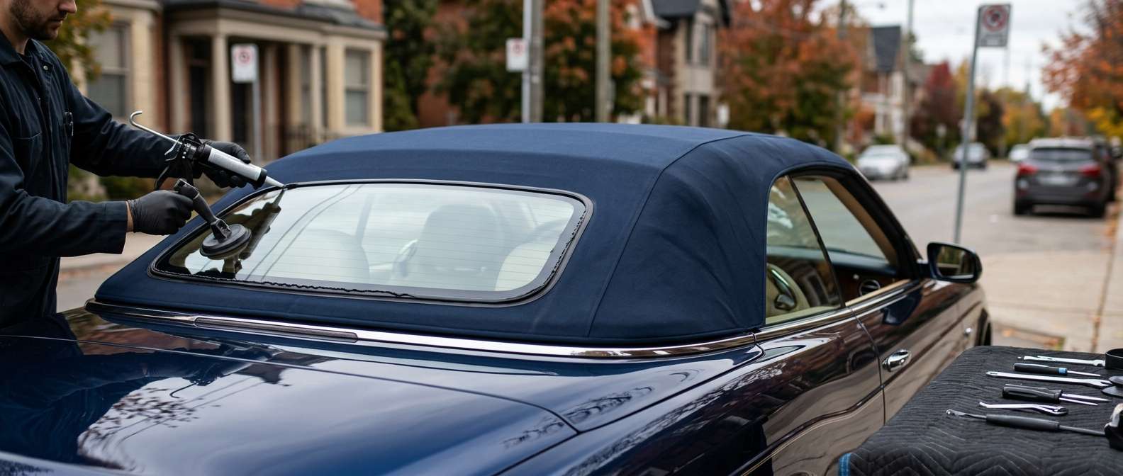 Back Glass Replacement for Bentley Azure 2006-2011 by Alexwindshield