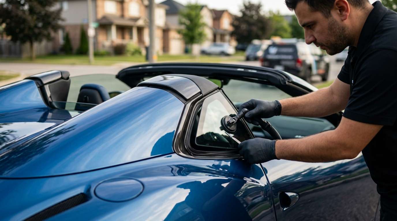 Quarter Glass Replacement for Ferrari 12Cilindri / Spider 2025-2027 by Alexwindshield