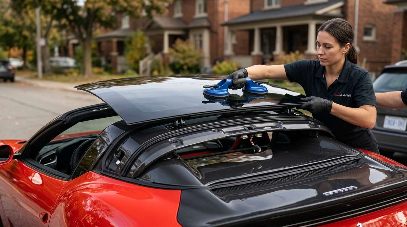 Sunroof Replacement for Ferrari 12Cilindri / Spider 2025-2027 by Alexwindshield
