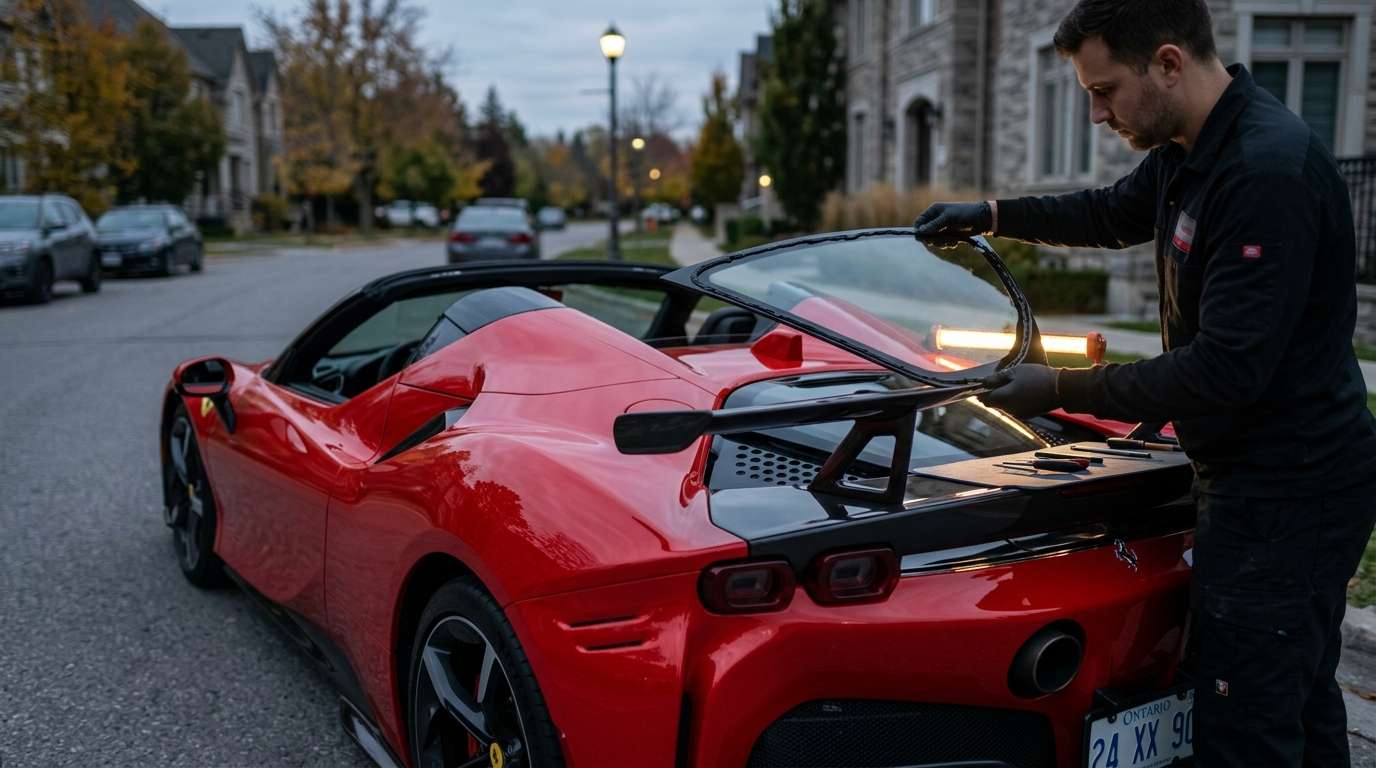 Quarter Glass Replacement for Ferrari SF90 XX Stradale / Spider 2024-2026 by Alexwindshield