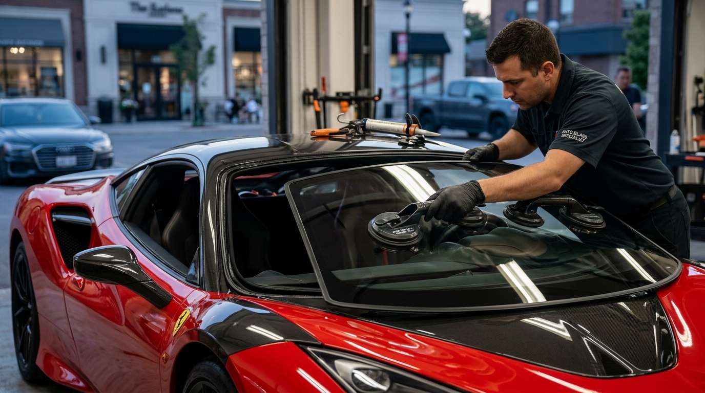 Windshield Replacement for Ferrari F80 (Supercar) 2025-2027 by Alexwindshield