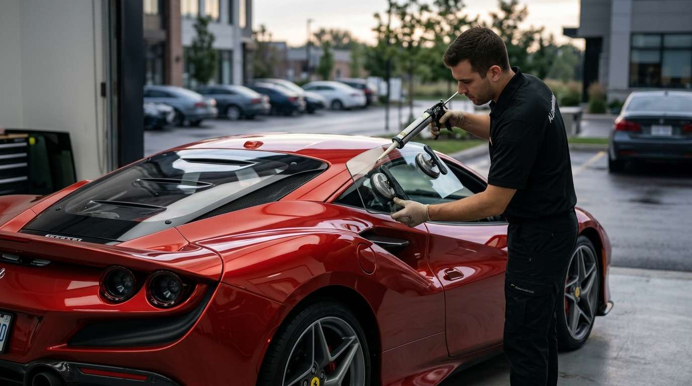 Quarter Glass Replacement for Ferrari F80 (Supercar) 2025-2027 by Alexwindshield