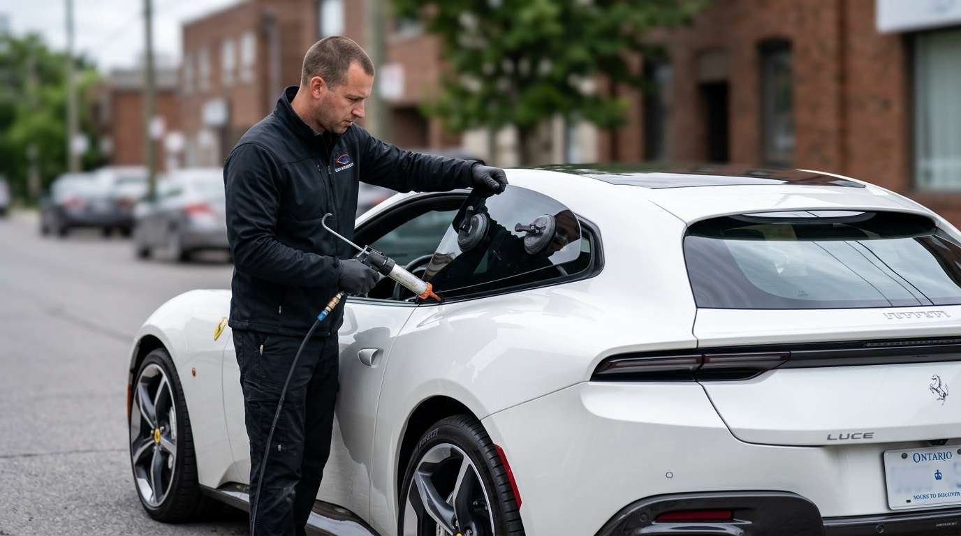 Quarter Glass Replacement for Ferrari Luce (EV) 2026-2027 by Alexwindshield