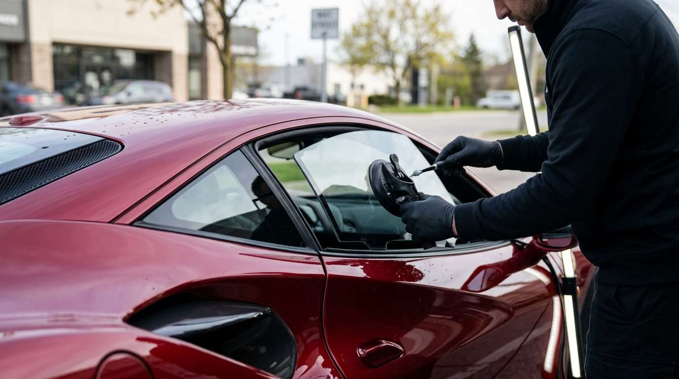 Vent Glass Replacement for Ferrari Luce (EV) 2026-2027 by Alexwindshield
