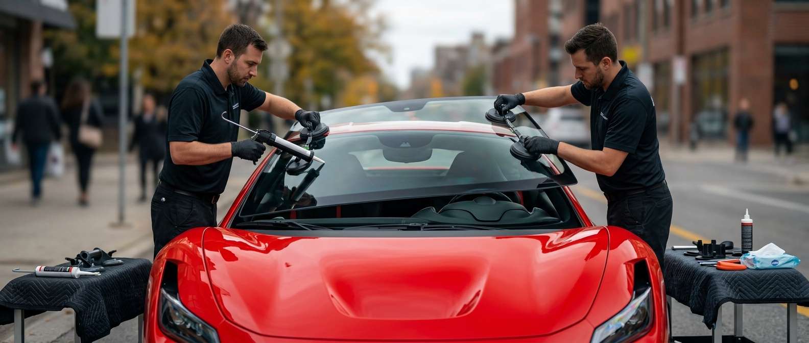 Sunroof Replacement for Ferrari F8 Tributo / Spider 2019-2023 by Alexwindshield