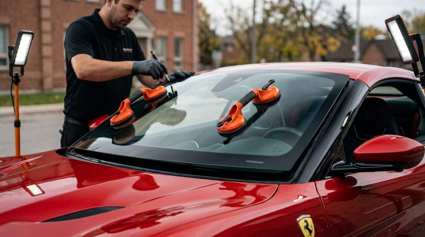 Windshield Replacement for Ferrari Portofino / Portofino M 2017-2023 by Alexwindshield