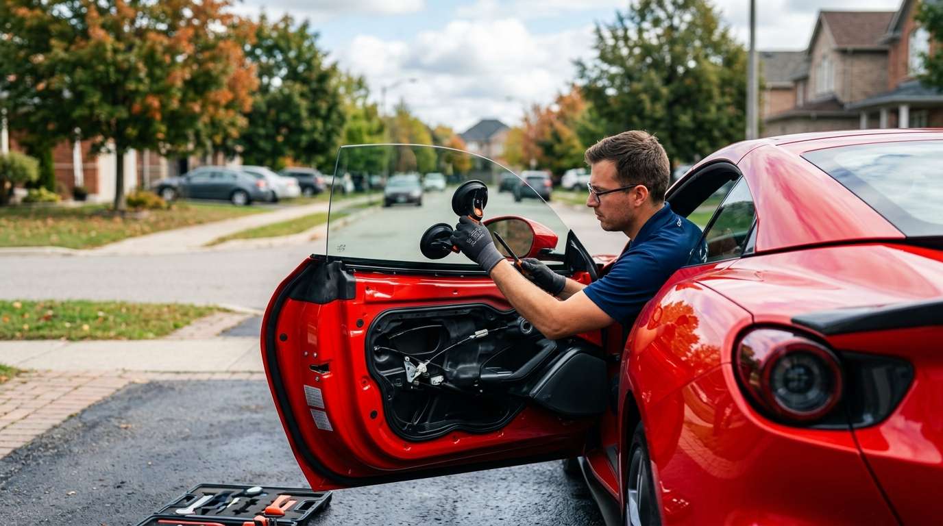Door Glass Replacement for Ferrari Portofino / Portofino M 2017-2023 by Alexwindshield