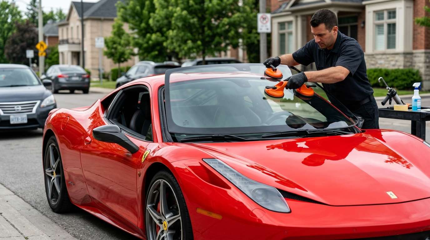 Windshield Replacement for Ferrari 458 Italia / Spider / Speciale 2009-2015 by Alexwindshield