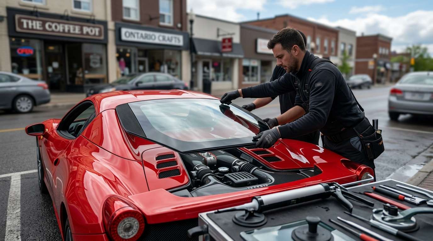 Sunroof Replacement for Ferrari 458 Italia / Spider / Speciale 2009-2015 by Alexwindshield