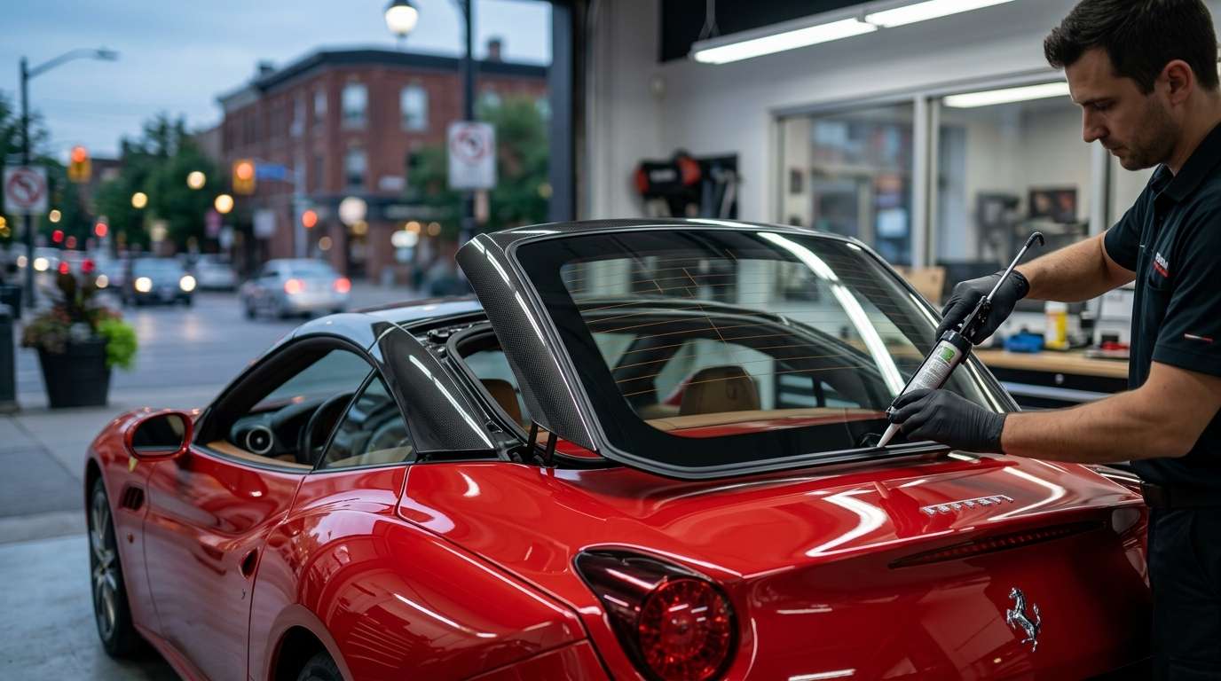 Back Glass Replacement for Ferrari California / California T 2008-2017 by Alexwindshield