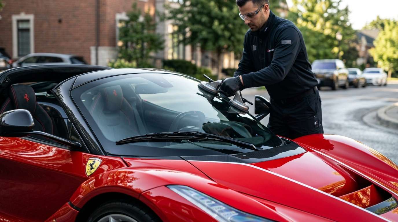 Windshield Replacement for Ferrari LaFerrari / Aperta 2013-2018 by Alexwindshield