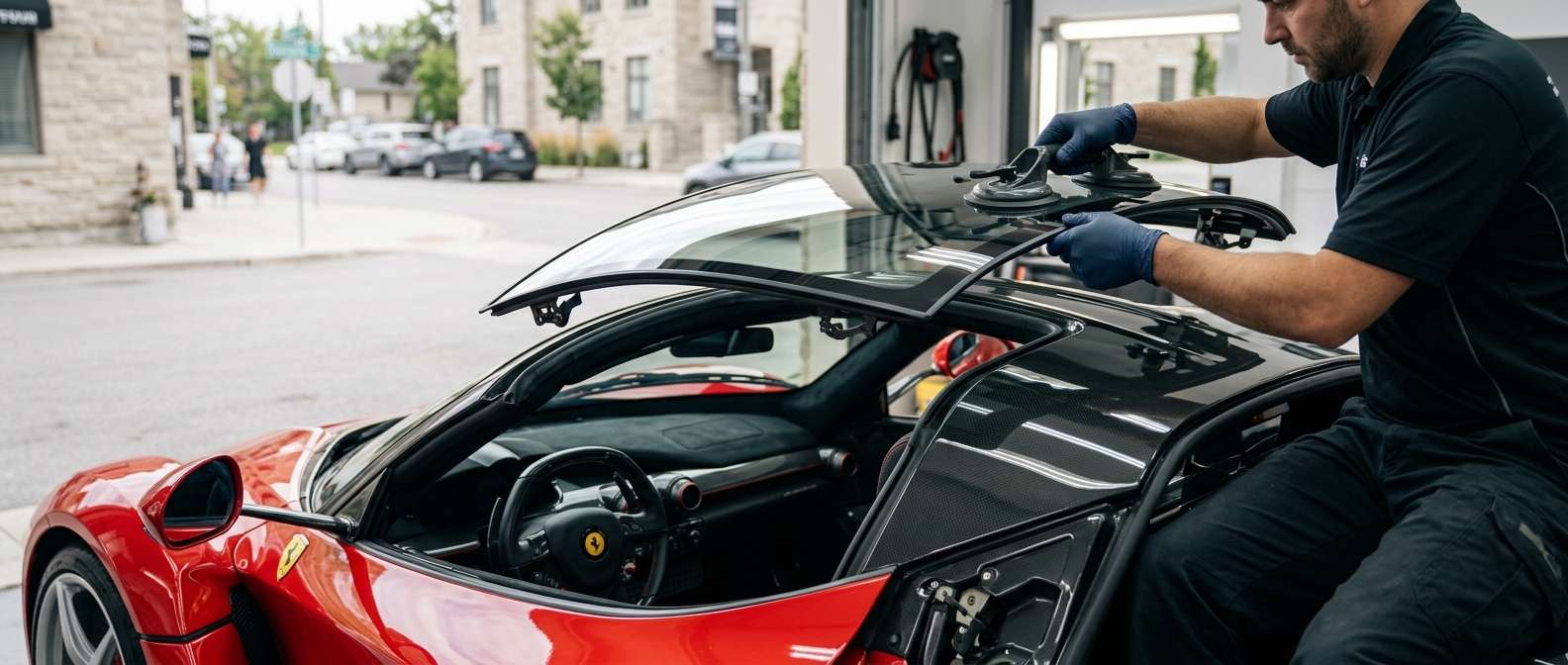 Sunroof Replacement for Ferrari LaFerrari / Aperta 2013-2018 by Alexwindshield