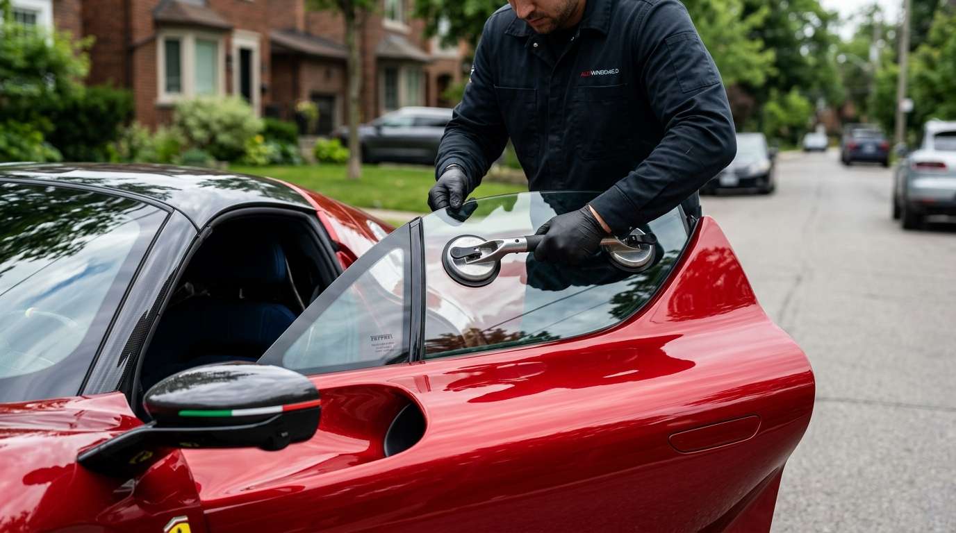 Door Glass Replacement for Ferrari Daytona SP3 2022-2024 by Alexwindshield