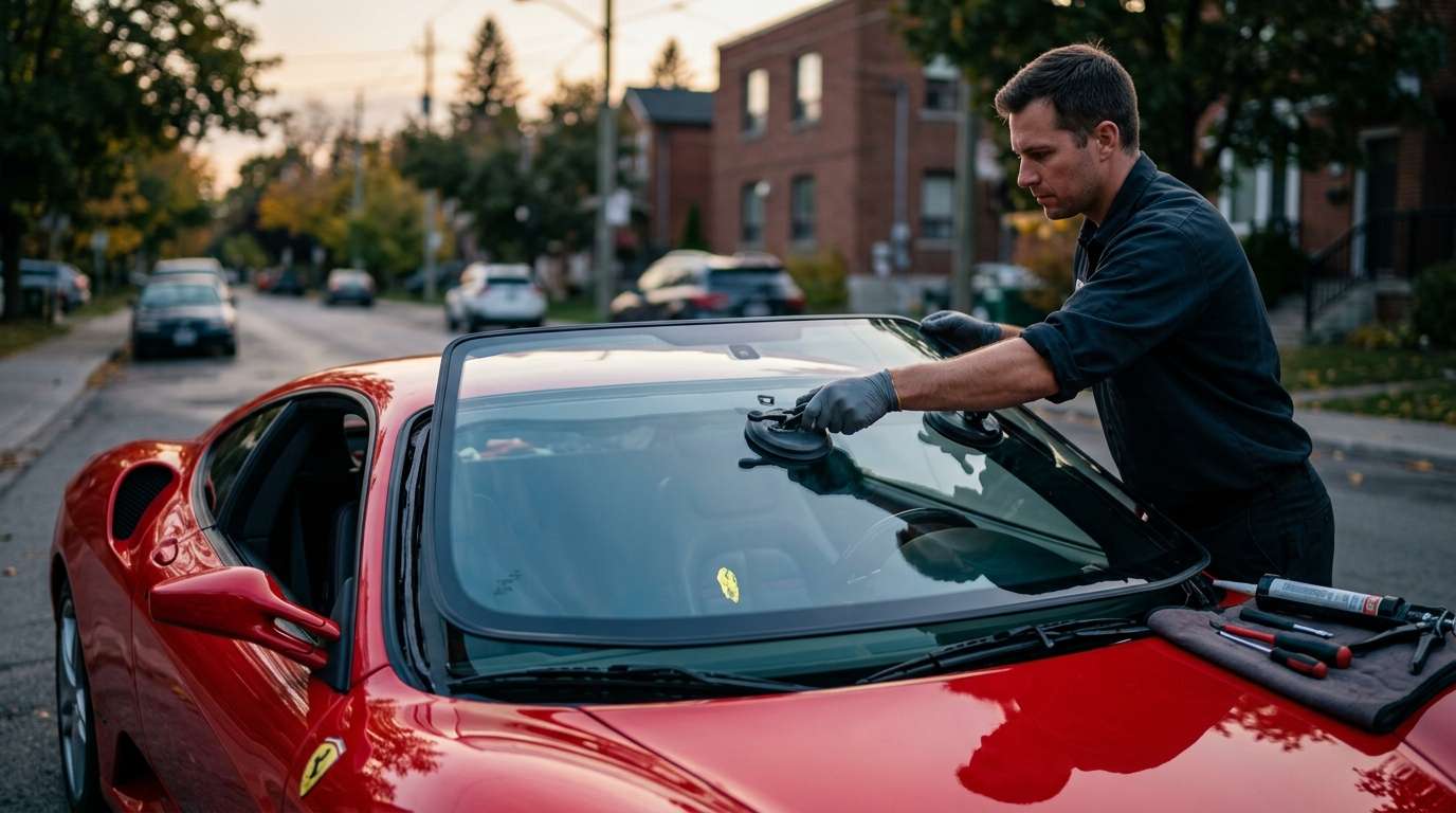 Windshield Replacement for Ferrari F430 / Spider / Scuderia 2004-2009 by Alexwindshield