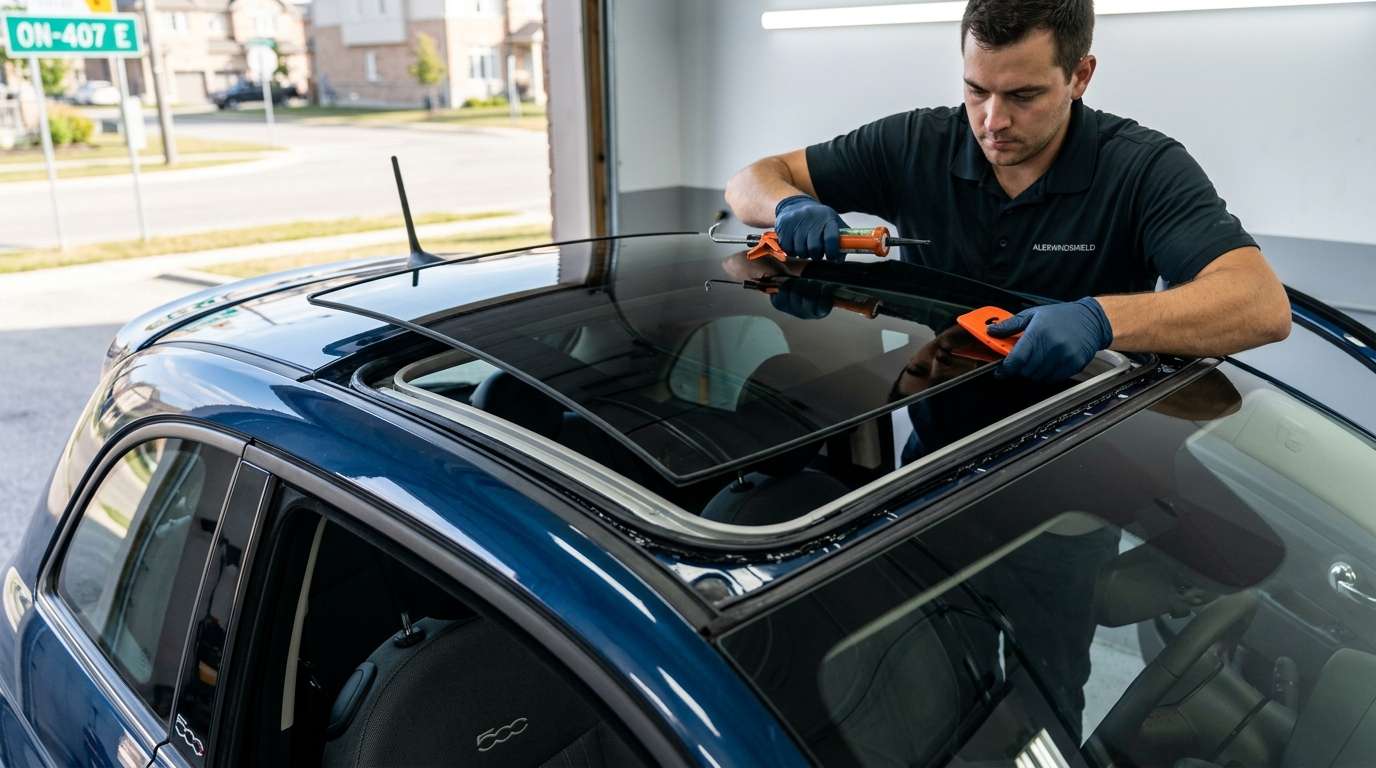Sunroof Replacement for Fiat 500e (Electric) 2013-2019 by Alexwindshield
