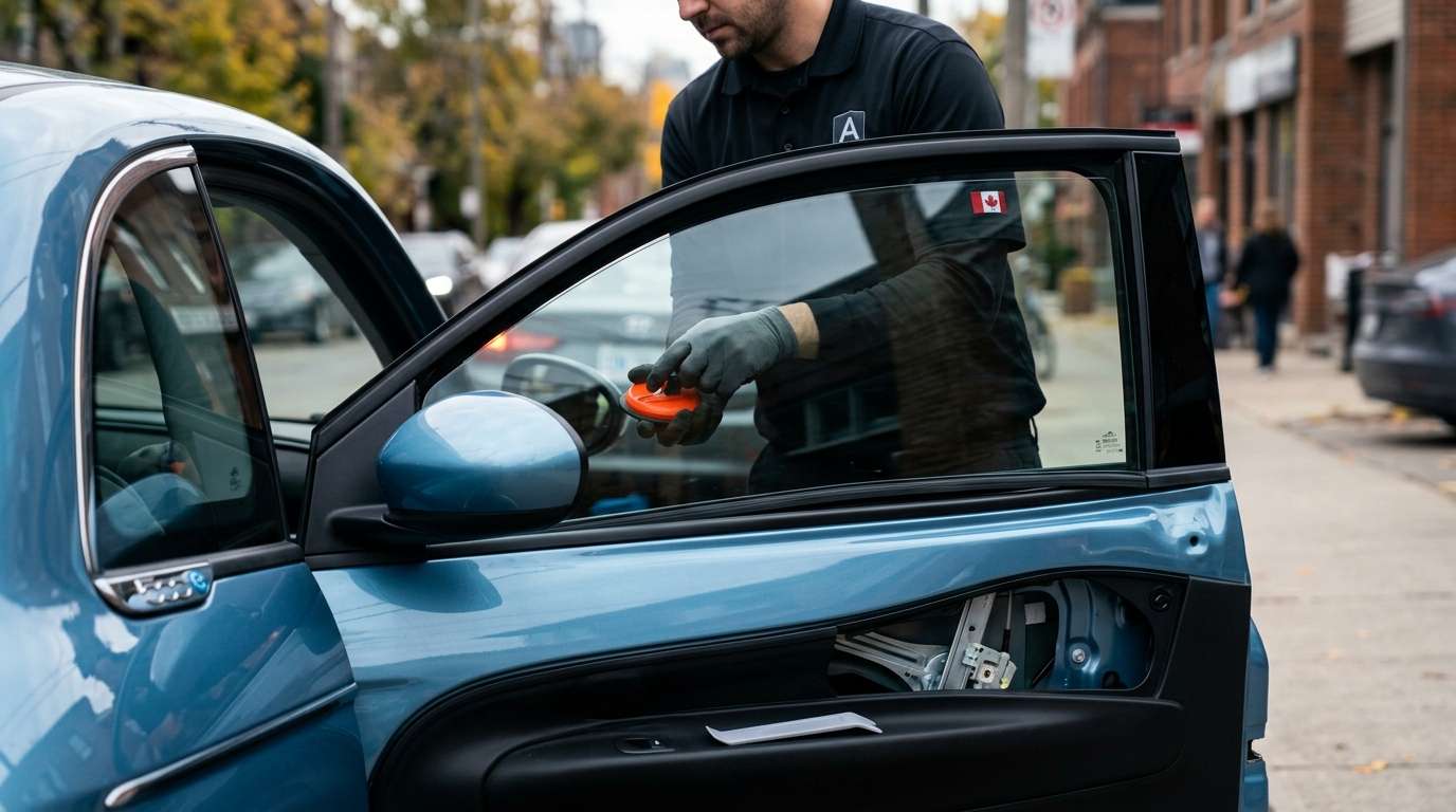 Door Glass Replacement for Fiat 500e (Electric) 2024-2027 by Alexwindshield