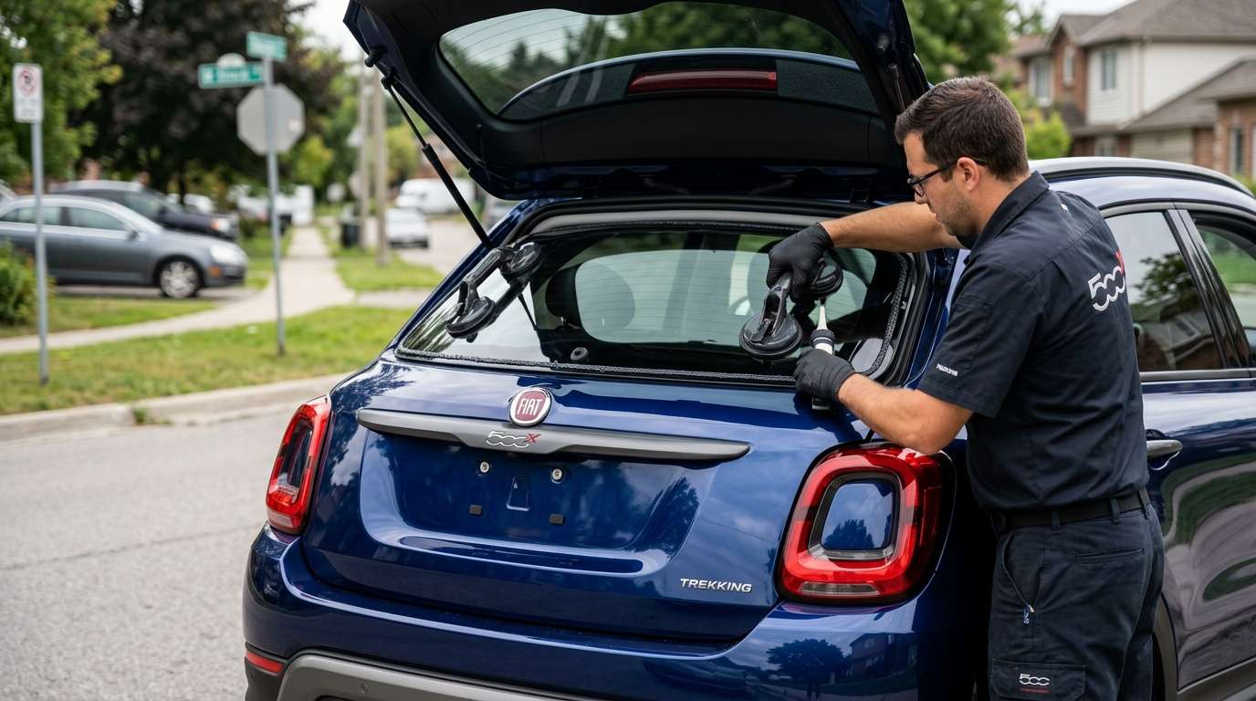Back Glass Replacement for Fiat 500X 2016-2023 by Alexwindshield