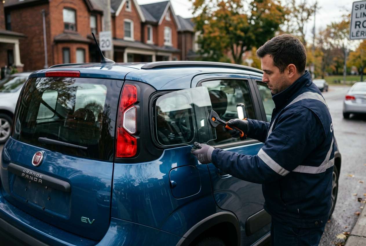 Quarter Glass Replacement for Fiat Grande Panda (EV/Hybrid) 2025-2027 by Alexwindshield