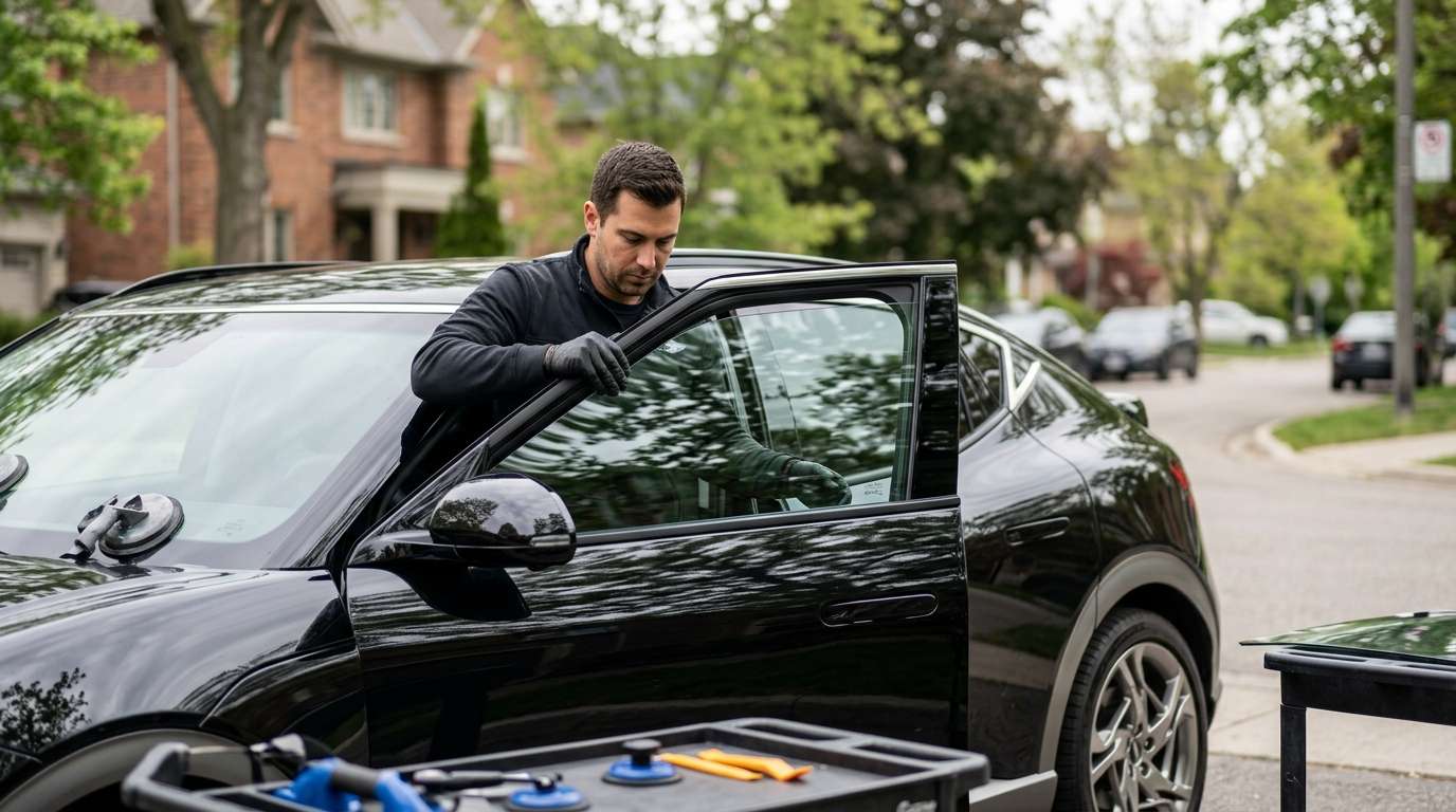 Door Glass Replacement for Genesis GV60 (EV) 2022-2027 by Alexwindshield